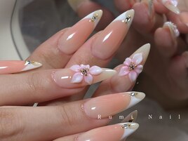 長さ出し/スカルプ/ロングネイル