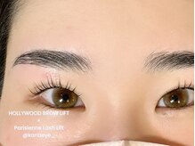 ペアリング(Pairing nail&eyelash)/【ブロウリフト×パリジェンヌ】