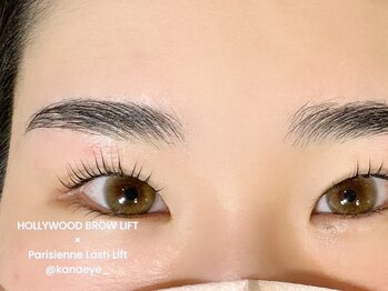 ペアリング(Pairing nail&eyelash)/【ブロウリフト×パリジェンヌ】
