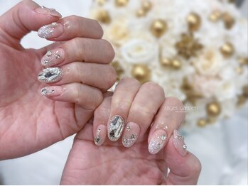 エンジェルガーデンネイル 池袋店(Angelgarden nail)/バレンタインネイル/ラメネイル