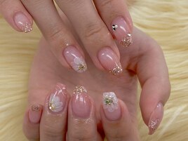 【山崎】フラワーネイル