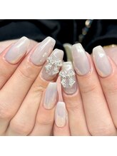 ソラール(SOLAR)/キラキラ大人リボンネイル♪