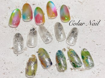 コラールネイル 本町(Colar Nail)/きらジュワ!爽やかクリア☆