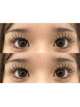 バニーアイズ 天神(Bunny eyes TENJIN)/エクステパーマ140本×下60本