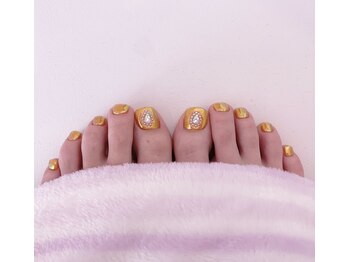 クイーン(Queen)/フットオーロラネイル