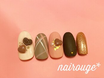 ネイル―ジュ 札幌大通店(nairouge*)/バレンタインネイル♪
