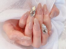 ネイルサロン デコール(NAIL SALON Decor)の雰囲気（ちゅるんとしたカラーが人気です！1本ビジューで美人ネイルに）
