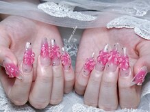 モナサロン(Mona salon)/チークリボンネイル