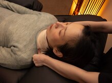 うたたね/施術の流れ（6）首肩