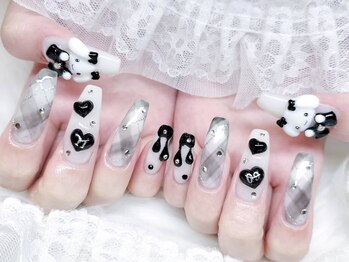 ベティネイル アイラッシュ(Betty Nail)/モノトーン シナモロールネイル