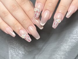 フラワーツィードネイル