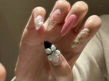 ジェミーネイル シンジュク(Jemiy nail shinjuku)/【Aoi】Y2K立体花¥16480