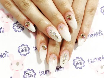 ネイルサロン 爪吉/シンプル綺麗なスカルプ♪