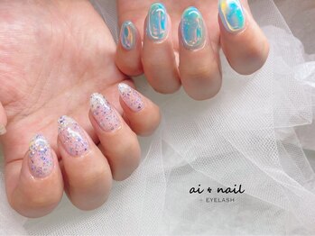 アイネイル 小倉(ai nail)/うるうるネイル　８０００円