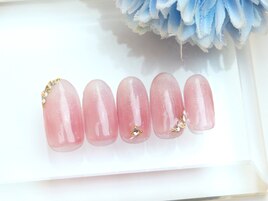 ふんわりグラデーションネイル