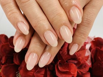 ダブルネイル(Double Nail)/【ほり】ほんのりピンクグラデ