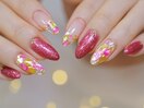 シェルネイル　フレンチ