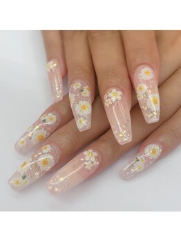 ネイルサロン エーナイン ザ ビッグ豊平店/フラワーネイル