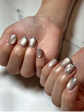 オーク アイラッシュアンドネイル たまプラーザ(OAK)/ガラスフレンチ