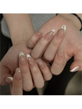 バイムーンサロン(By Moon Salon)/シンプルフレンチデザイン