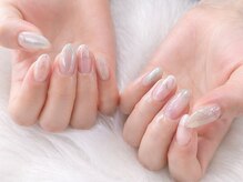 シンプルネイル　ハートネイル