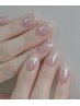 【Hand】マグネット+オーロラミラーネイル
