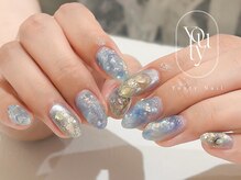 ユーティーネイル(Youty Nail)/ブルーニュアンス