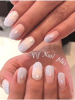 ヴィフネイルプラス(Vif Nail plus)/マーメイドネイル