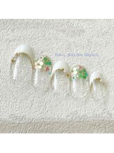 ネイルサロン クイル(QUILL)/３月フレンチ（３）