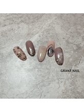 グラントネイル 和歌山店(GRANT NAIL)/メタリックフラワー