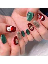 シュシュ(Chou chou)/マグネットでクリスマスネイル