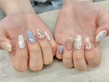 ネイルサロン ドゥ(Nail Salon Doux)/【ラテリア】ガーリーネイル