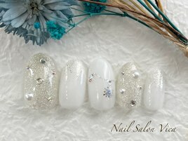 キラキラ結晶ネイル☆