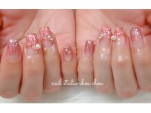 ネイルアンドアイラッシュスタジオ シュシュ(chouchou)/やっぱり可愛い！ツイードネイル