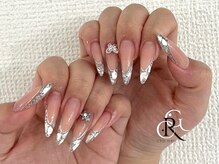クレージュネイル(CRG NAIL)/ガラスフレンチ