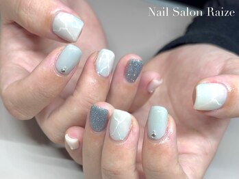 ライズ 本町店(Raize)/大理石ネイル/フラッシュネイル