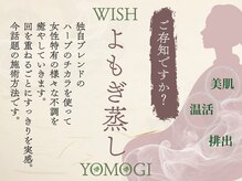 よもぎ蒸し/フェイシャル/痩身/毛穴/リンパ/ダイエット