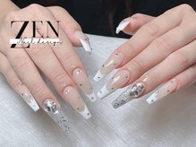 ゼン ネイル デザイン 池袋(ZEN NAIL DESIGN)/長さだしやり放題×つけ放題