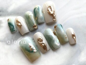 アロナ ネイルサロン アンド スクール(alona)/フルオーダーのネイルチップ☆