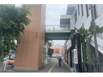 プライベートエステティックサロン アメジスト(AMETHYST)/若葉駅東口からの道順です　１