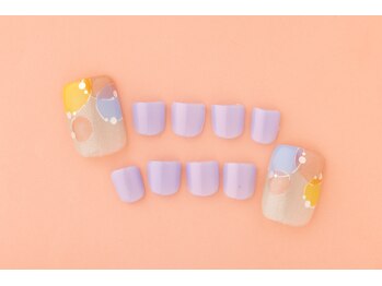 ヴァンネイル(VINGT NAIL nail&eye beauty)/パステル×ヨーヨー