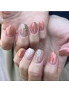 【淡めニュアンスネイル】