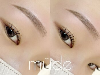 ミューデ(mude)の写真/お顔の黄金比×トレンド眉で印象UP♪【パリブロウリフト(眉パーマ)】【美眉スタイリング】で垢抜けた印象へ