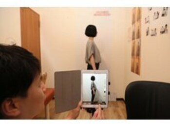 きらり整体 河内花園院/姿勢の写真を撮る