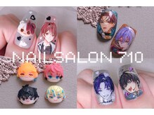 ナナイチゼロ(710)の雰囲気（キャラクターネイルは2回目のご来店から可能です♪(要事前予約)）