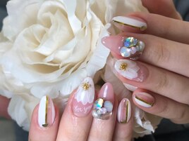フラワーアートネイル