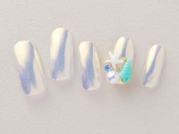 ティアリーネイル コレットマーレ店(Tiary Nail)/夏感☆オーロラネイル