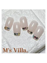 エムズヴィラ(M's Villa.)/宝石ネイル