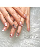 ダリア(Daria)/ガーリー♪チークネイル