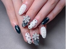 ヴィオラ(VIOLA)/定額/雪の結晶/ニットネイル